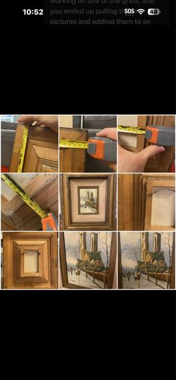 Original vintage oil painting notre dame- Alfred George Morgan