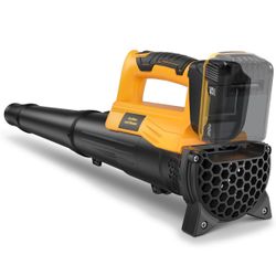 Cordless Leaf Blower for Dewalt 20V Battery, 400 CFM Electric Leaf Blower with 110-MPH, Copper Motor & Turn on Hold Mode, Battery Protection for Lawn 