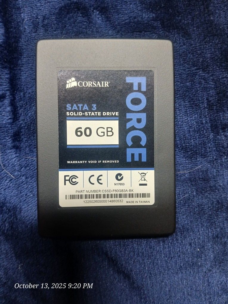 Corsair 60gb SSD