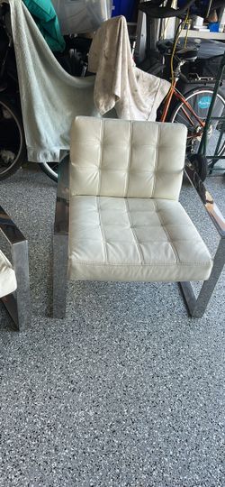 Modani couch and 2 leather chairs