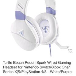 Turtle Beach Recon Spark Ps5 And Xbox White/purple