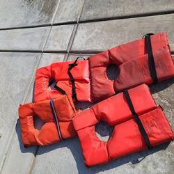 4 Life Preservers/  Vest $15