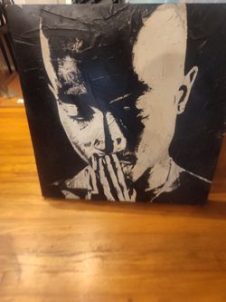 Tupac Wooden Oil On Painting