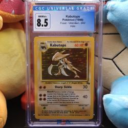 Kabutops (1999) Holo Fossil Unlimited CGC 8.5 