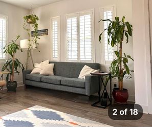 Crate and Barrel Mid Century Modern Sofa