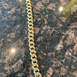 10 K Monaco Bracelet 8” Long 12 Wide 18 Grams 