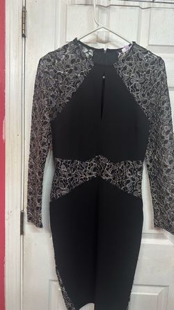 Fashion Nova Black Long Sleeve Cutout Jumpsuit – Size Large