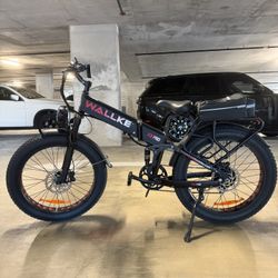 W Wallke X3 Pro Electric Bike 2000W Dual Motor Full Suspension 1056WH 26 Inch Fat Tire Mountain Ebikes Black