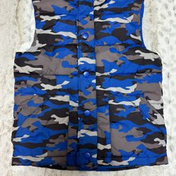 Size 7/8 Boys Zip Up Puffer Vest by Gymboree 