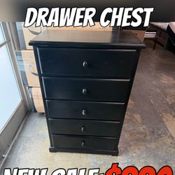 NEW SOLID WOOD 5 DRAWER CHEST 