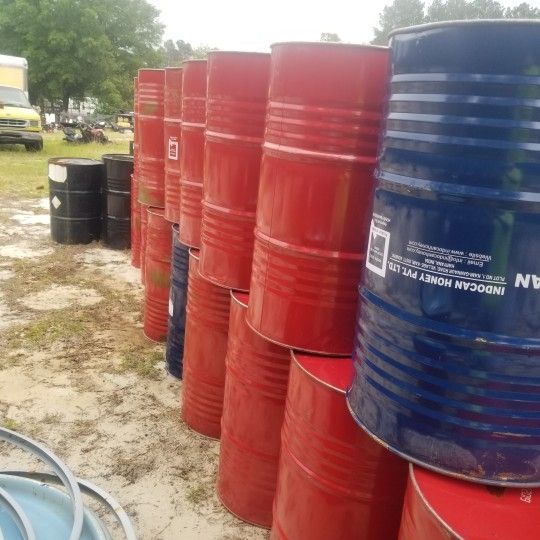 55 gallon barrels $13