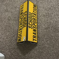 Vehicle Rooftop School Transportation Sign (yellow)