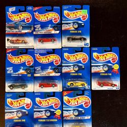 Hot Wheels Ferrari Lot – 1995–2000 First Editions + F40 F50 Testarossa – Sealed