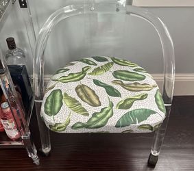 Pair Of Mid Century Modern Chairs In Lucite 