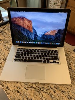 MacBook Pro 15” i7 8Gb RAM 256GB SSD
