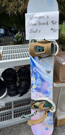 Sapient Fluid 155 women’s snowboard and boots