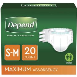 Depend Protection With Tabs, S/M - Buy 1, Get 2 Free