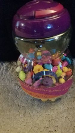 Jar of Pop together Beads