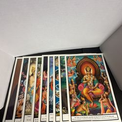 Lot of 9 Vietnamese Buddhist Buddha Art Prints 15.5x11.5 An Hanh