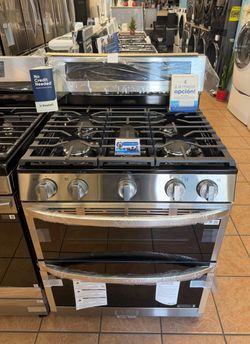 (2 Year Manufacturer Warranty) LG 30 in. 6.9 cu. ft. 5 Burners Smart Wi-Fi Freestanding Double Oven Gas Range with Probake Covection