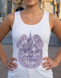 “Just a girl who loves magic” tank top