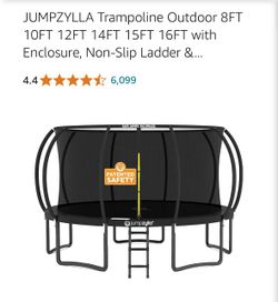 Trampoline w/extra jump pad