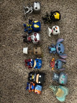 Funko Pop - Lot of 13 (Marvel, DC, Disney)