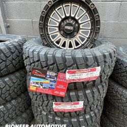 LT 285/70/17 MUD TERRAIN RIMS AND TIRES 17” 6X139/7 TACOMA 4Runner Chevy Gmc Sierra Ans More