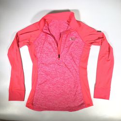 under armour pink jacket women full zipper Size Small Minor Flaws Athletic Gym