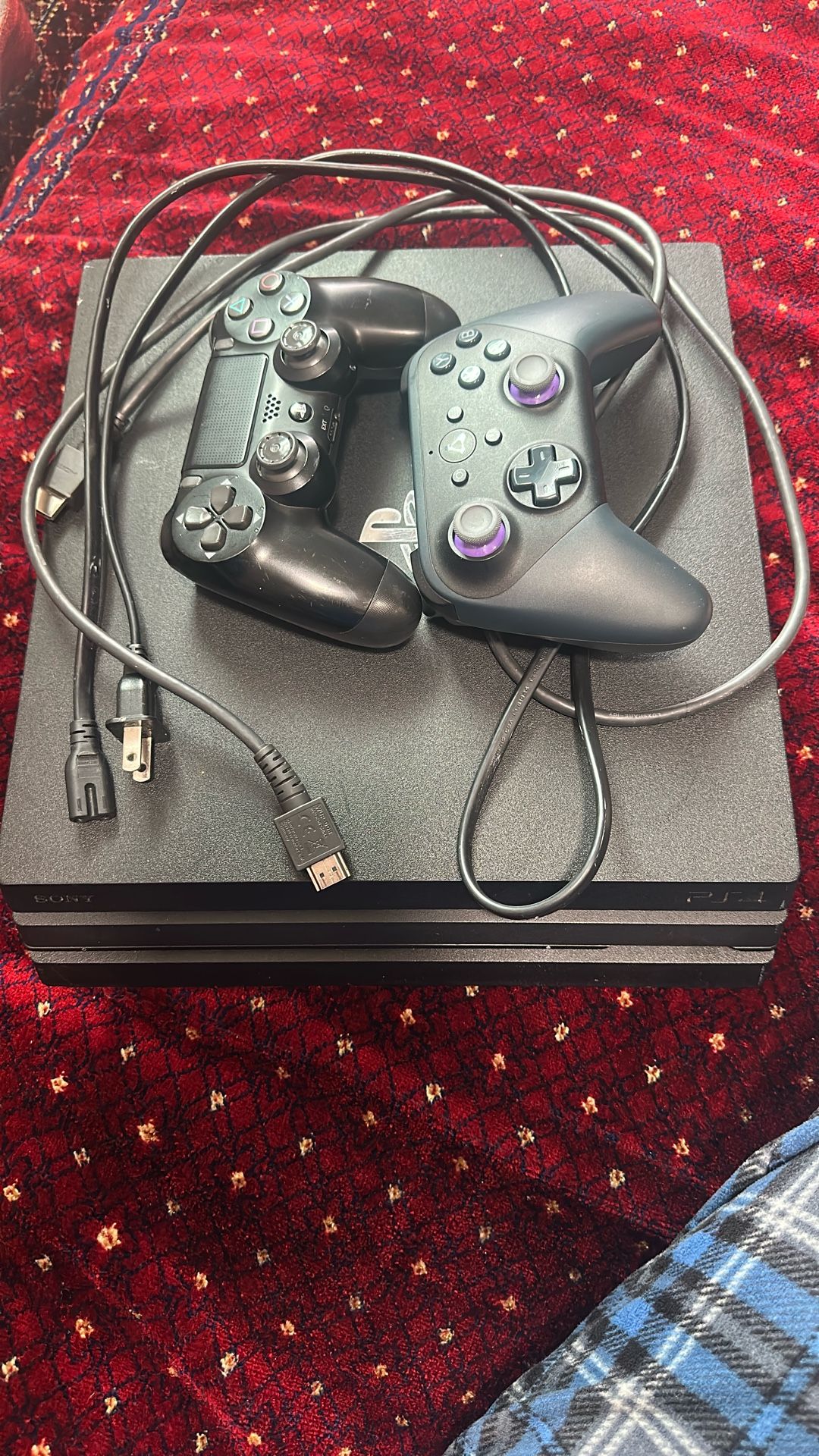 PS4 Pro(PS4 Controller For Free) And Comes With a Luna Wireless Controller.