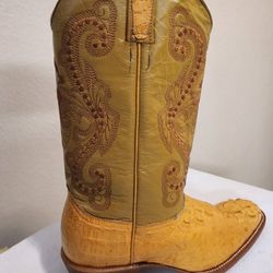 Nocona Crocodile Boots  New Size 12