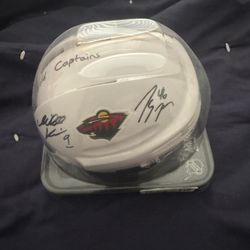 Autographed Mini Hockey Helmet