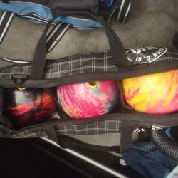 Bowling Balls & Bag