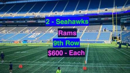 Seahawks Rams Tickets