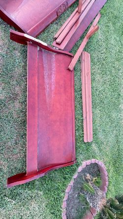 FREE queen wood bed frame