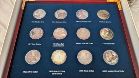 12-Coin Historic US Coin Replica Collection Set