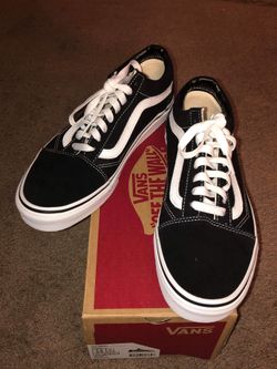 Vans size 7.5 men = 9 women