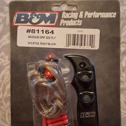 B&M MAGNUM GRIP SHIFTER SIDE PLATE/ BLACK W/2 BUTTONS 