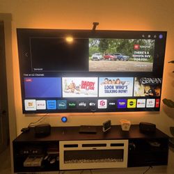 Large 86” LG 120hz TV