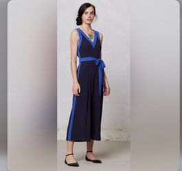 Elevenses for Anthropologie Beca colorblock jumpsuit