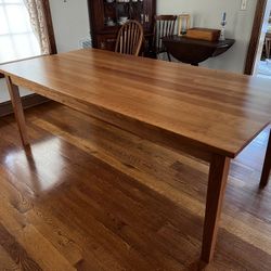 Handmade Cherry Dining Table (NEW)