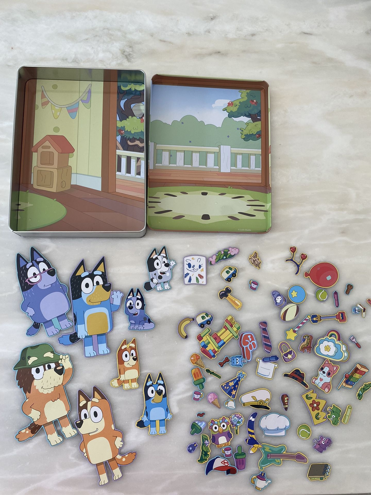Bluey Magnetic Playset