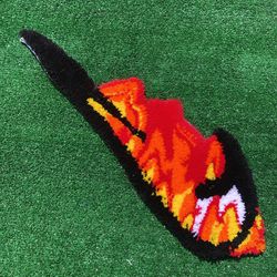 Nike logo rug 