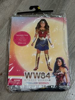 WW84 Wonder Woman Girls Costume Small 4-6