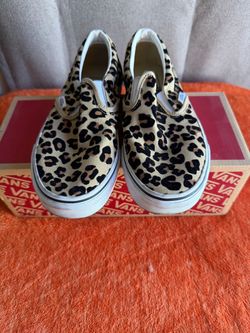 Vans Classic Slip-On Leopard Print Sneakers