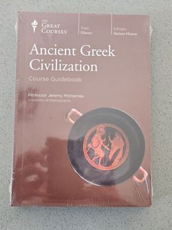 The Great Courses Ancient Greek Civilization Book & DVDs