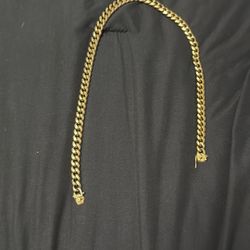 Fake Gold Plated Cuban Link Chain 