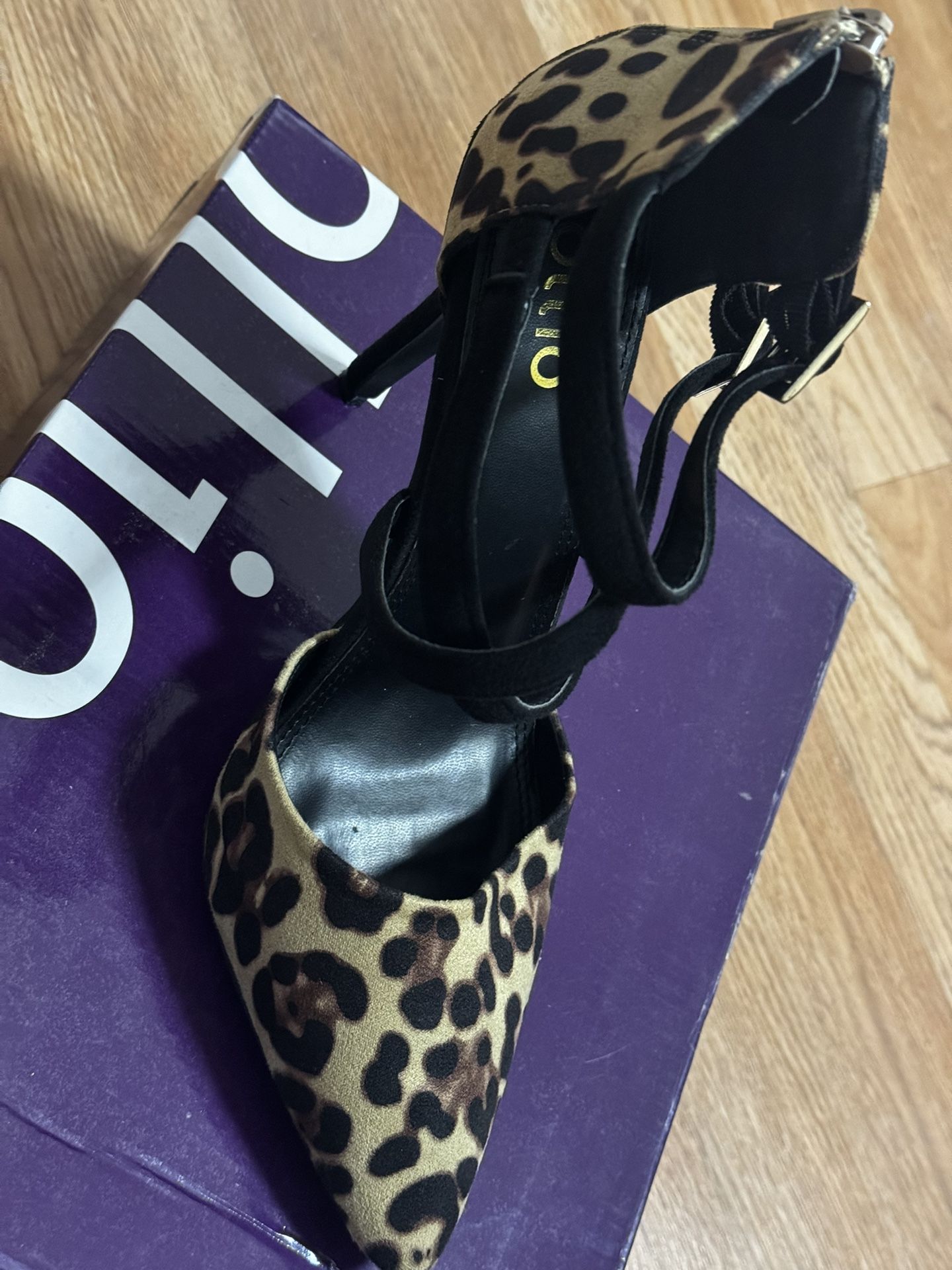 Leopard Heels