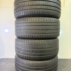 V539  285 40 21 109V  Pirelli Scorpion Verde  4 Used Tires 80% Life 