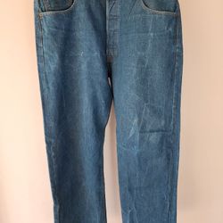501 Levis 36x32 Blue Denim Jeans